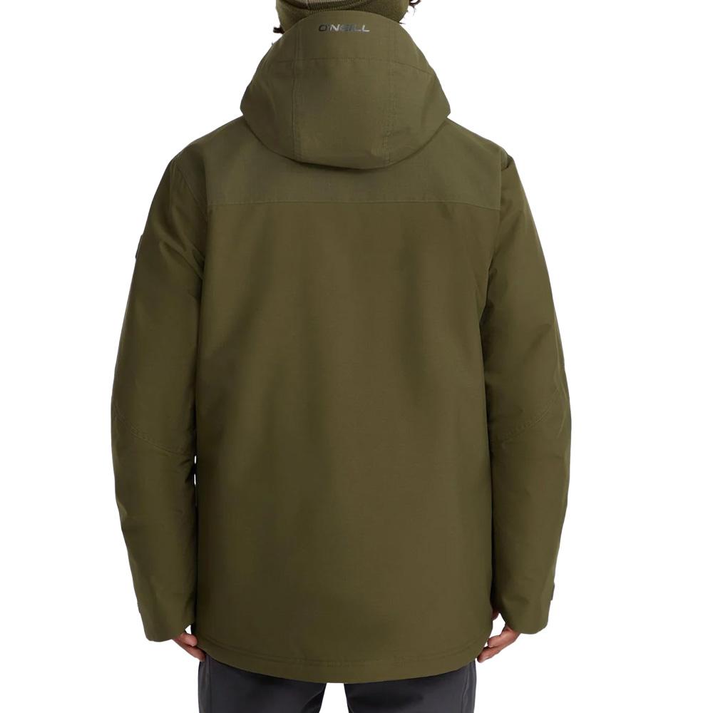 Manteau de Ski Kaki Homme O'Neill Utility Hybrid vue 2