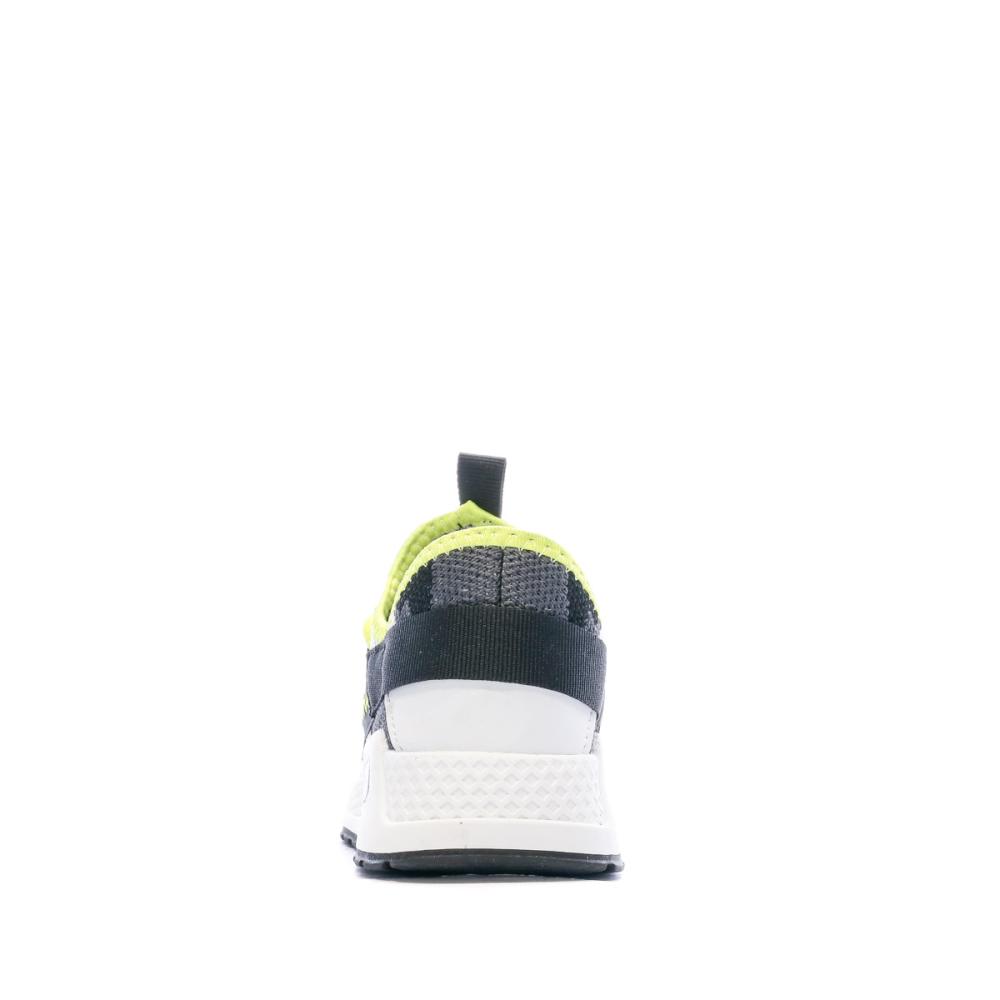 Baskets Noir/Grise/Jaune Garçon Kaporal Dofini vue 3