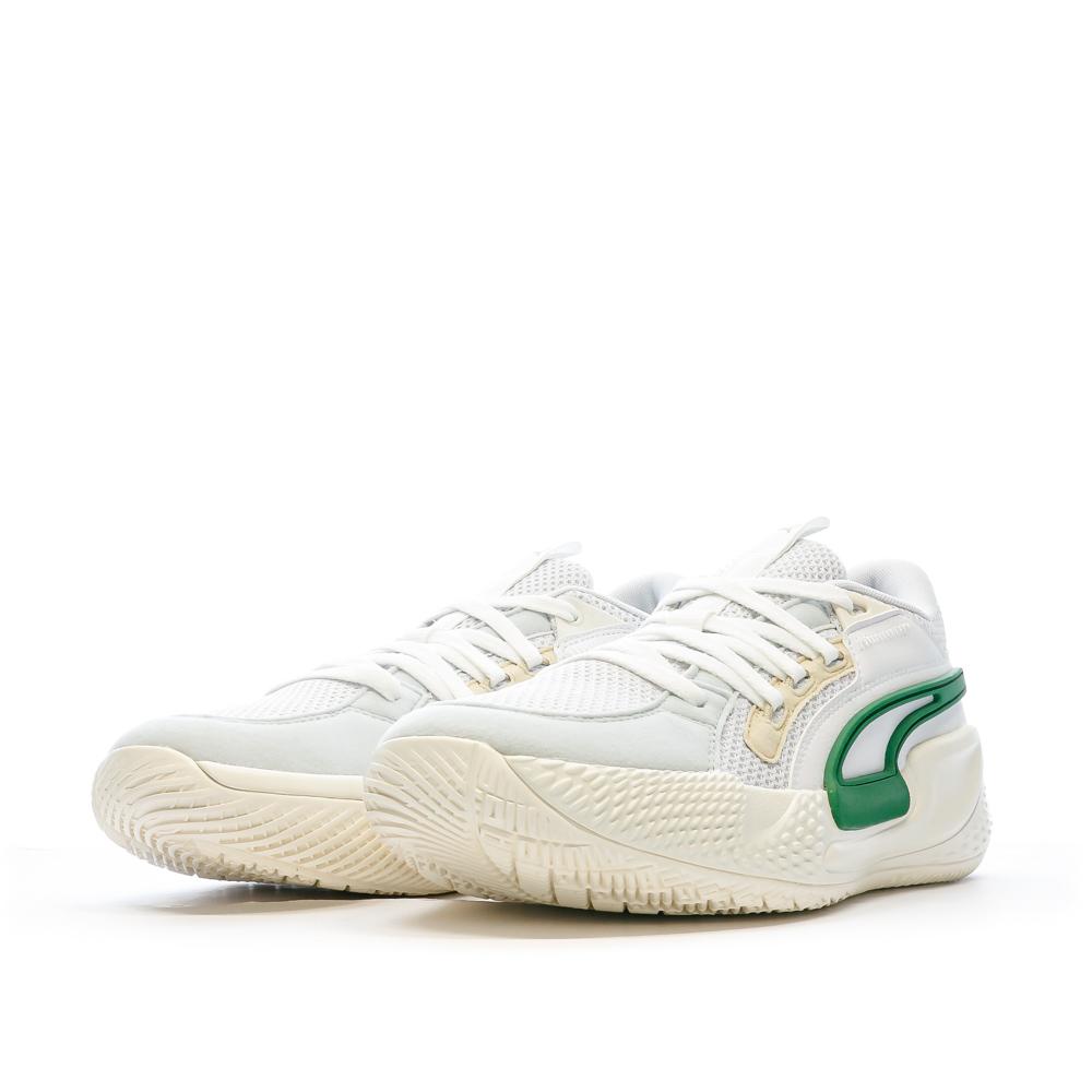 Zapatillas de Baloncesto Puma Court Rider Blanco/Verde, Hombre ver 6