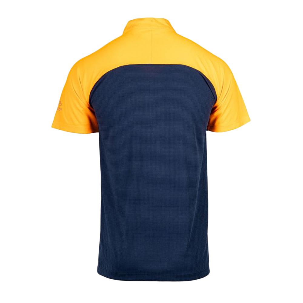 Camiseta hombre azul/naranja Best Mountain RANDO 100 ver 2