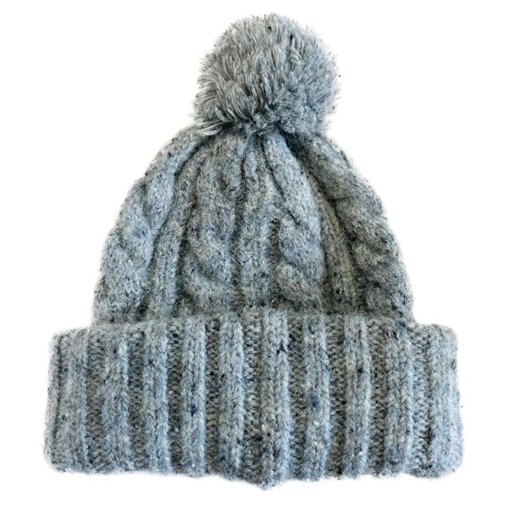 Levi's Pom Beanie – Grey Women's Hats Photo of the Espace des Marques %store% store - view of %key%