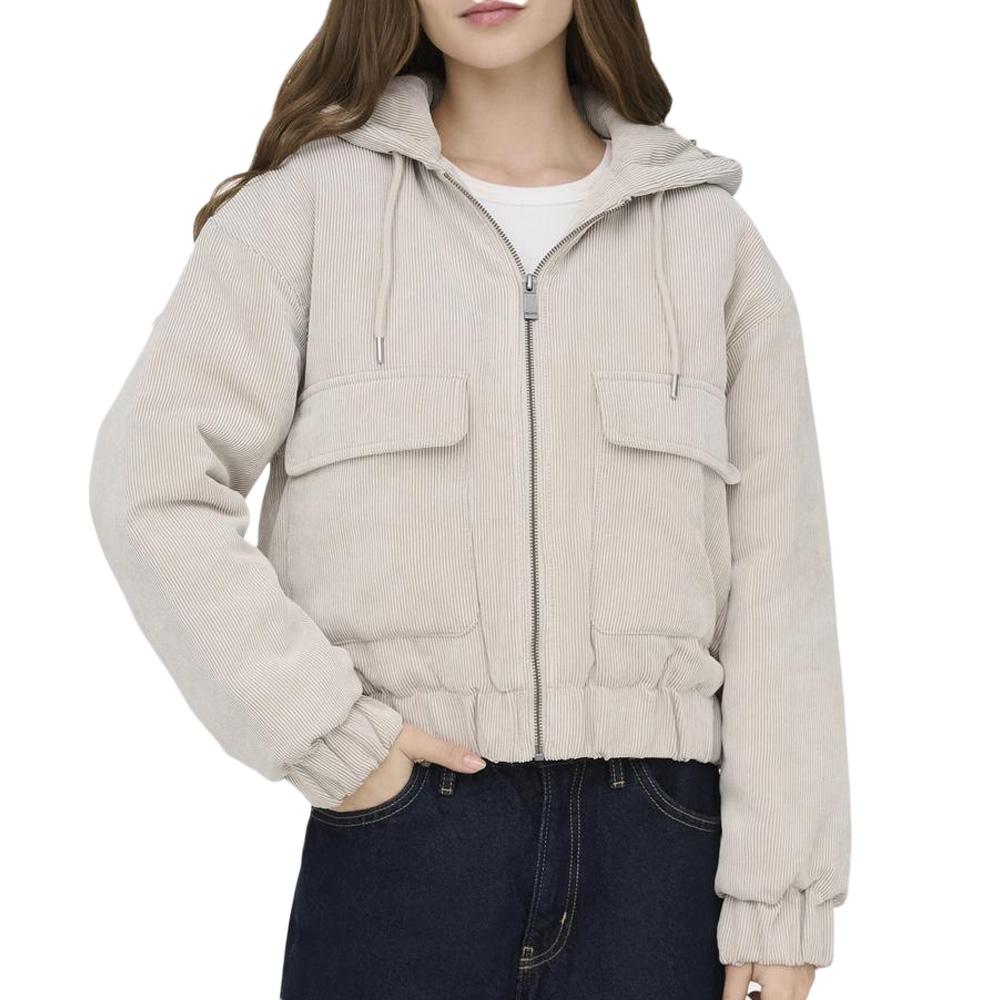 Beige Jacke Frau Only Suva Corduroy günstig