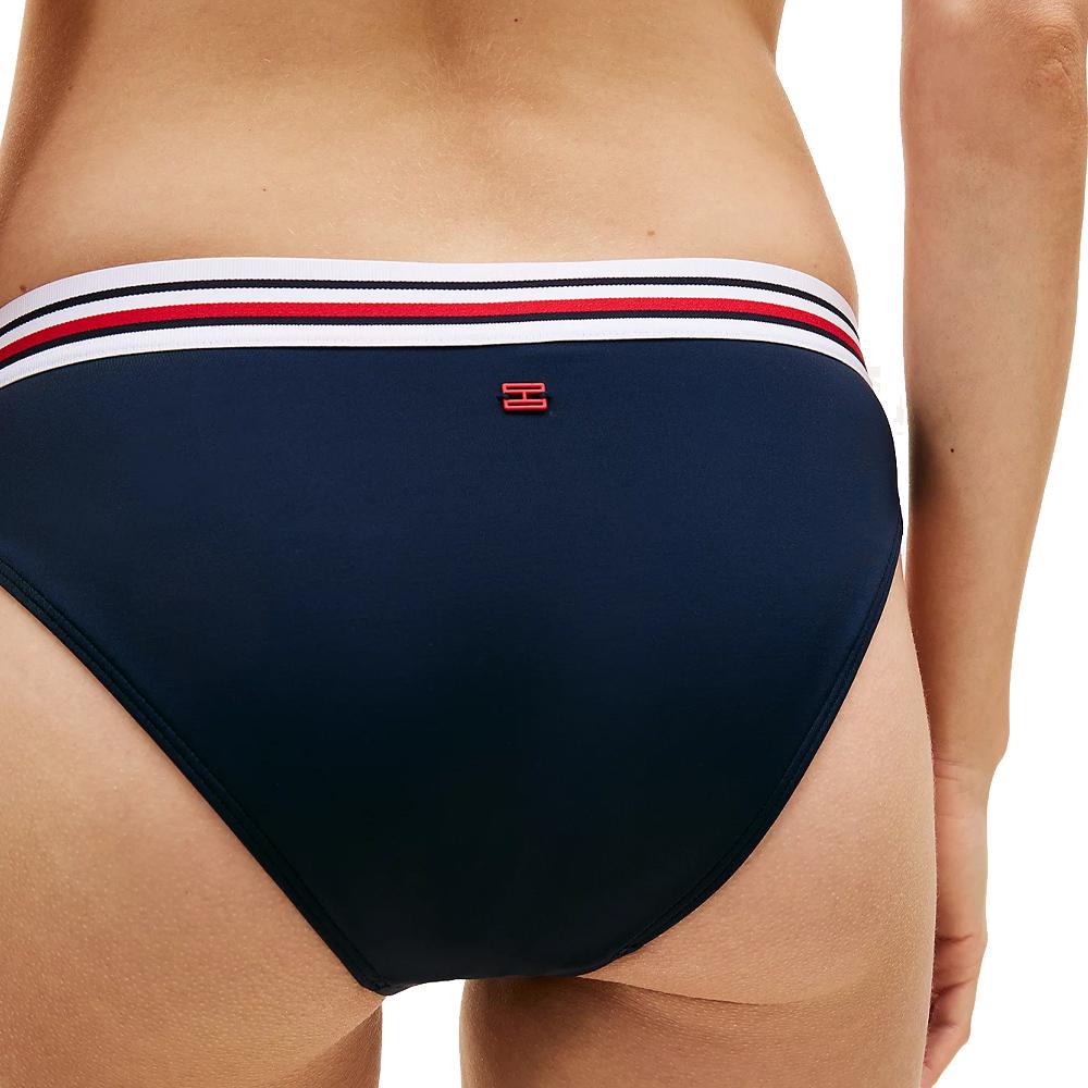 Tommy Hilfiger Classic Damen-Badehose in Marineblau Ansicht 2