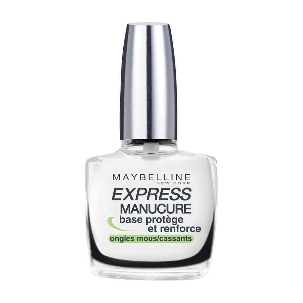 Base Protège et Renforce Ongles Mous et Cassants Express Manucure Maybelline New York pas cher
