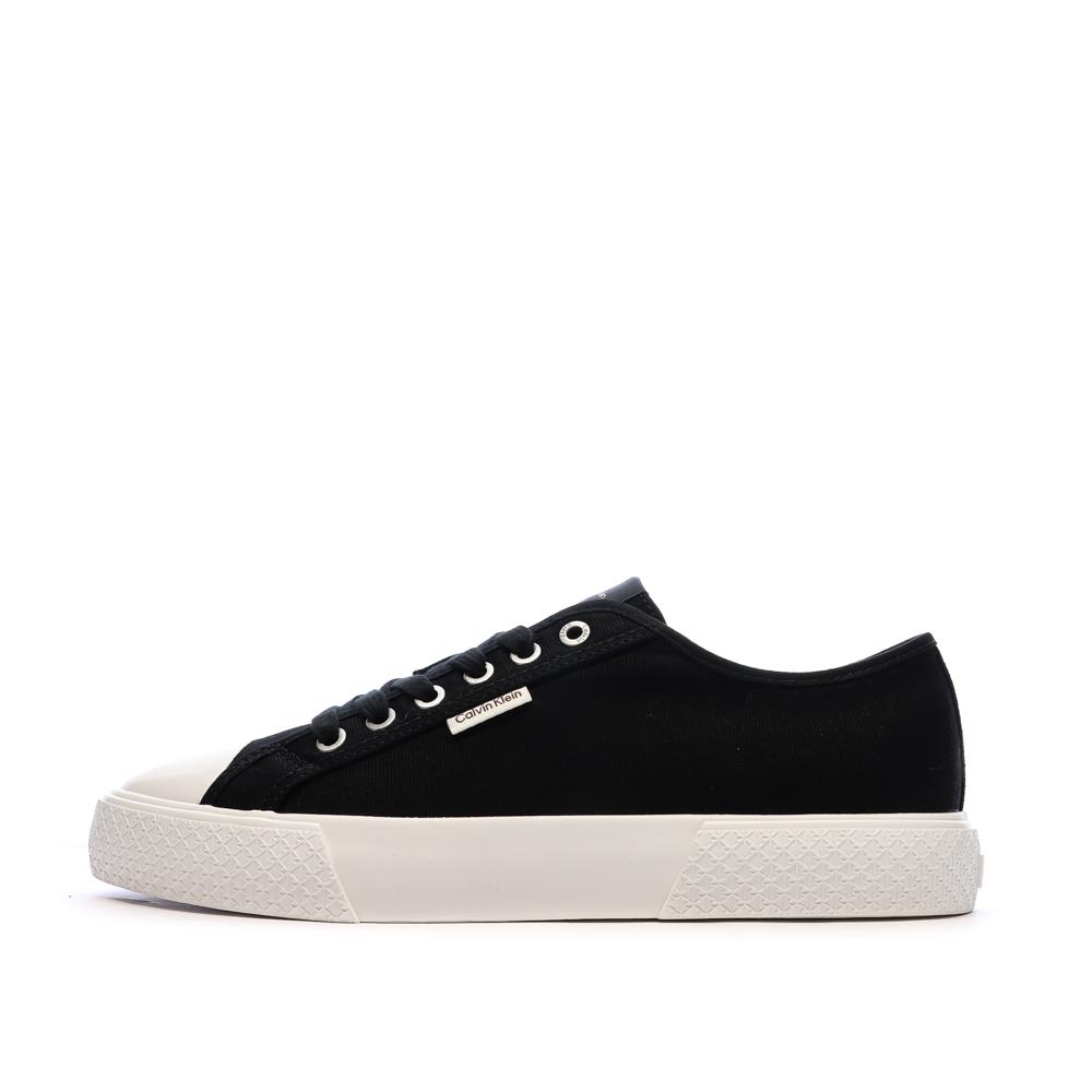 Schwarze Damen-Sneaker von Calvin Klein Jeans, Vulc Laceup günstig