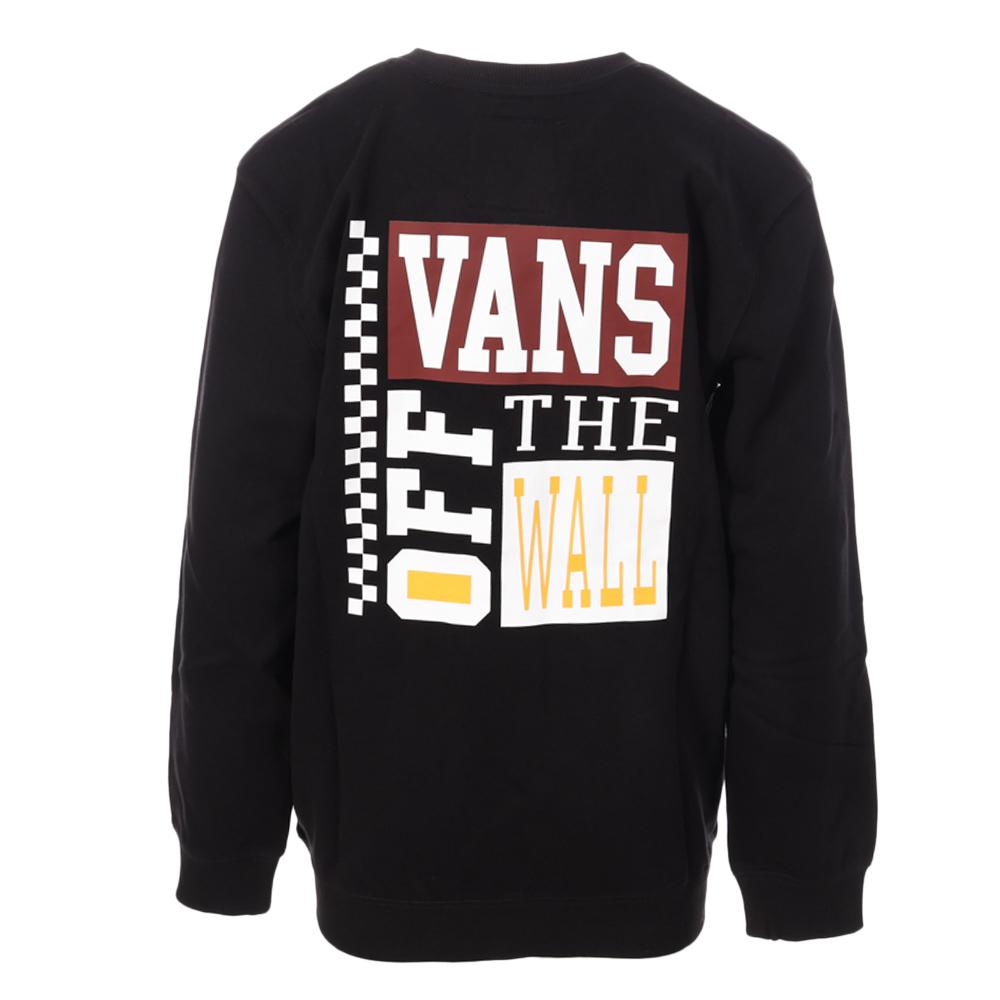 Sweatshirt Schwarz Männlich Vans Logo Fleece Ansicht 2