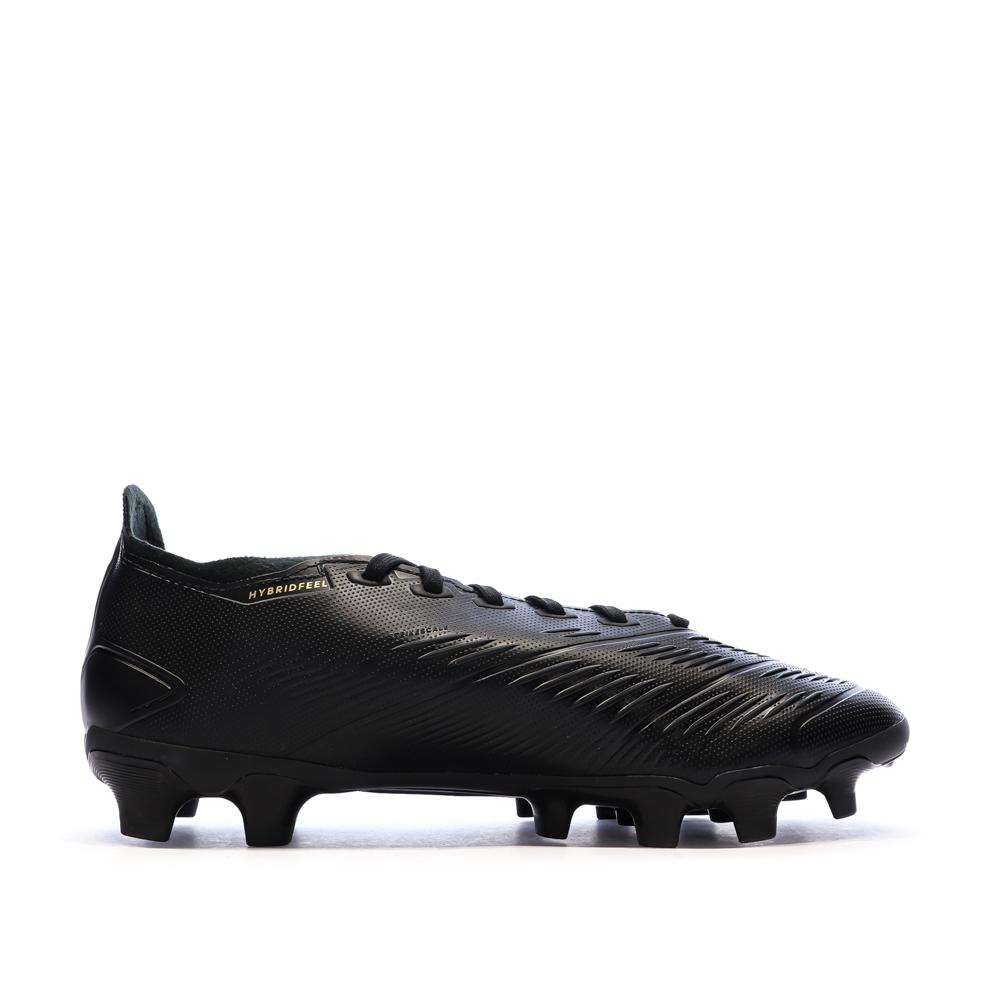 Chaussures de Foot Noires Homme Adidas Predator League MG vue 2