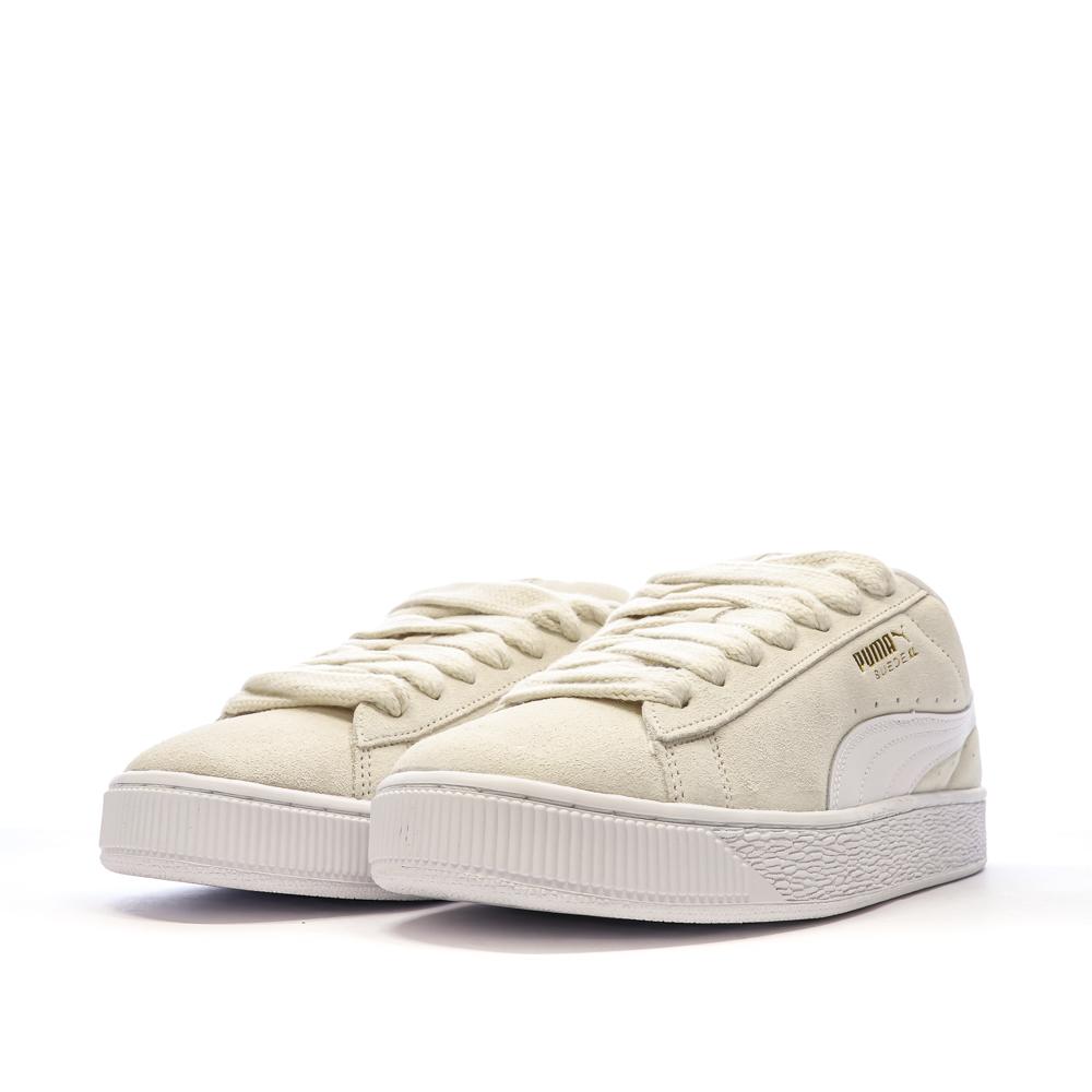Baskets Beige/Blanc Homme Puma Suede XL vue 6