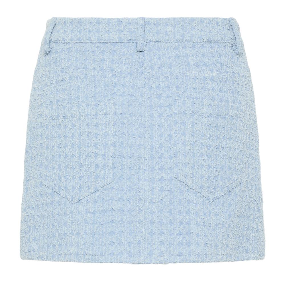 Falda corta azul de mujer Pieces Falda vaquera ver 3