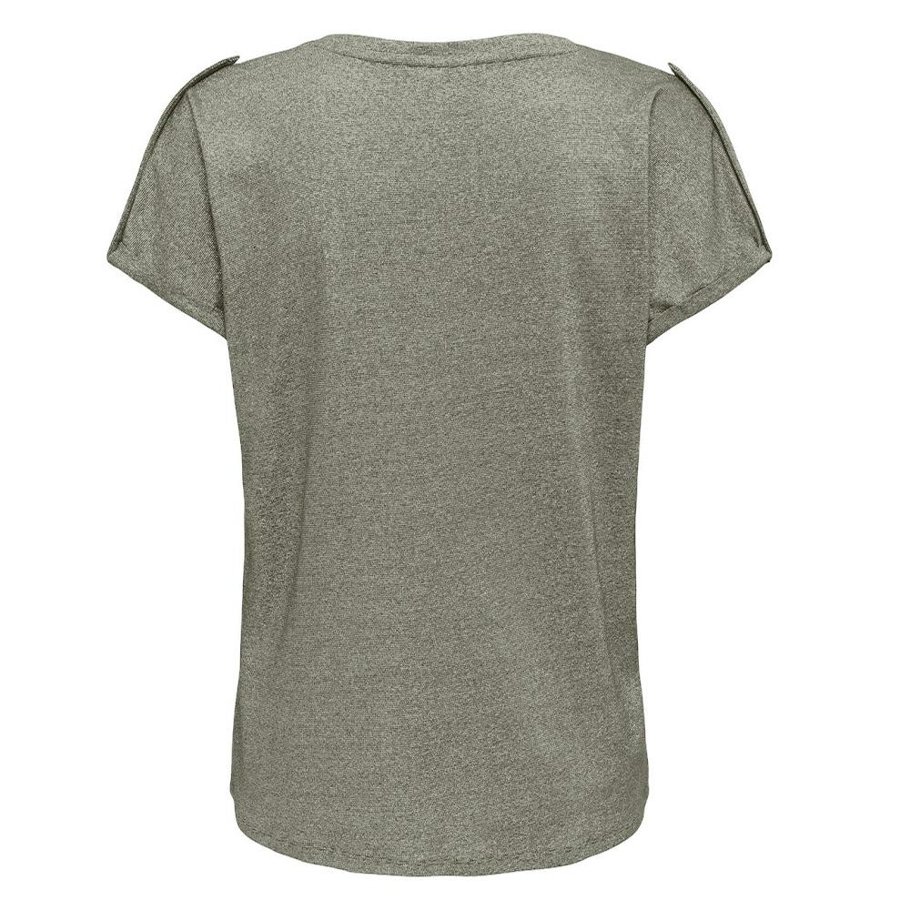 Grünes Damen-T-Shirt von Only Rabi Ansicht 2