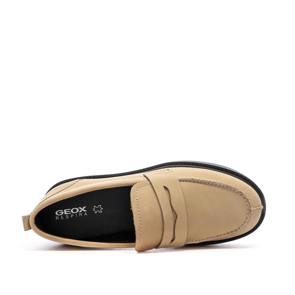 Geox Spherica Women's Beige/Black Loafers Photo of the Espace des Marques %store% store - view of %key%
