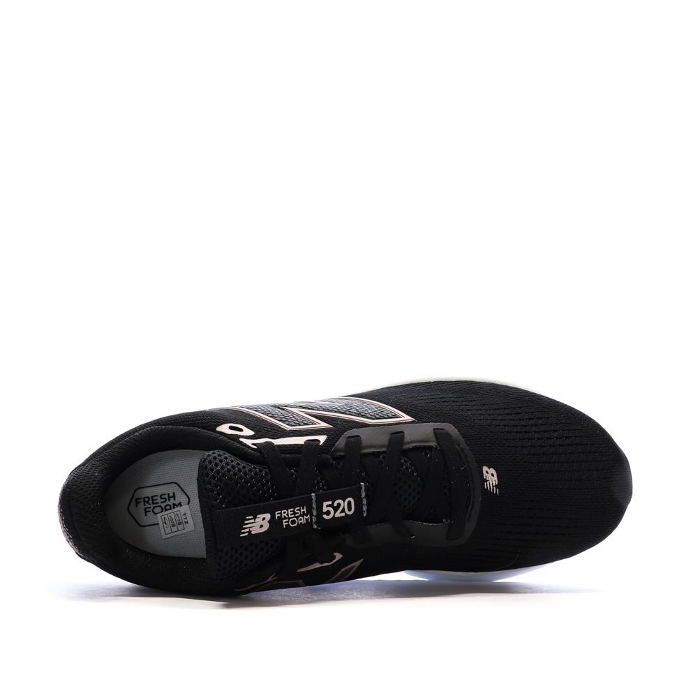 New Balance 520 Women’s Black/White/Pink Running Shoes Photo of the Espace des Marques %store% store - view of %key%