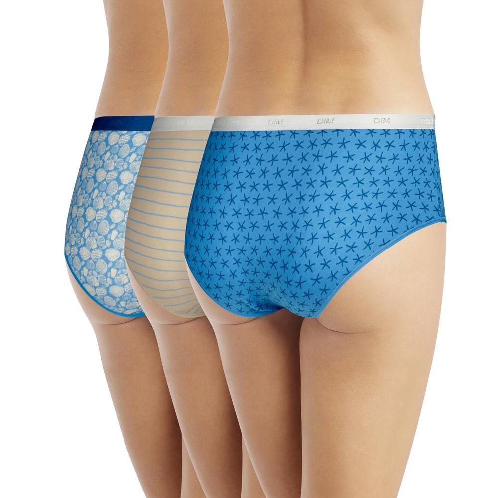 X3 Blue/Beige Women’s Boxers Dim Women’s Shorty Les Pockets Cotton Photo of the Espace des Marques %store% store - view of %key%