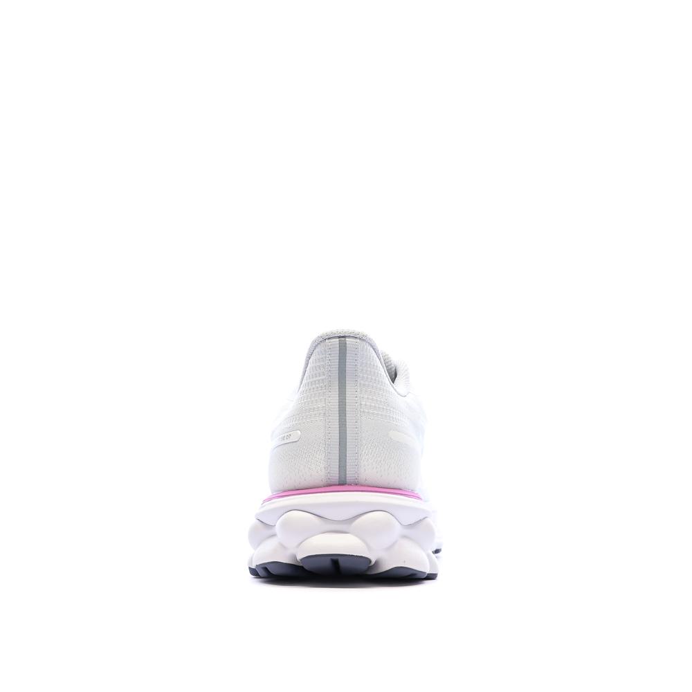 Chaussures de Running Blanches Femme Mizuno Wave Skyrise 7 vue 3
