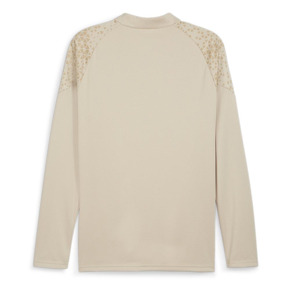 OM Sweat 1/4 zip Beige Man Puma 2023/2024 Photo of the Espace des Marques %store% store - view of %key%