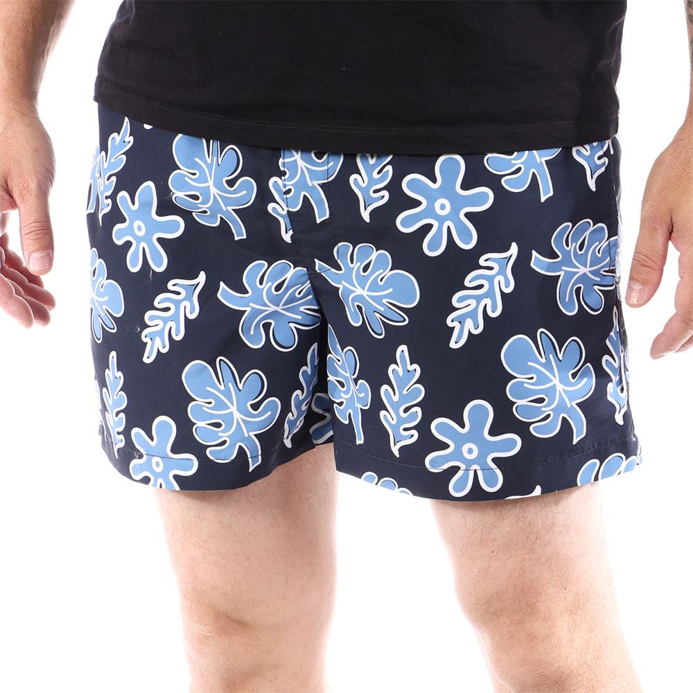 Jack &amp; Jones Pacific Coast Flamingo Herren Marine Badeshorts günstig