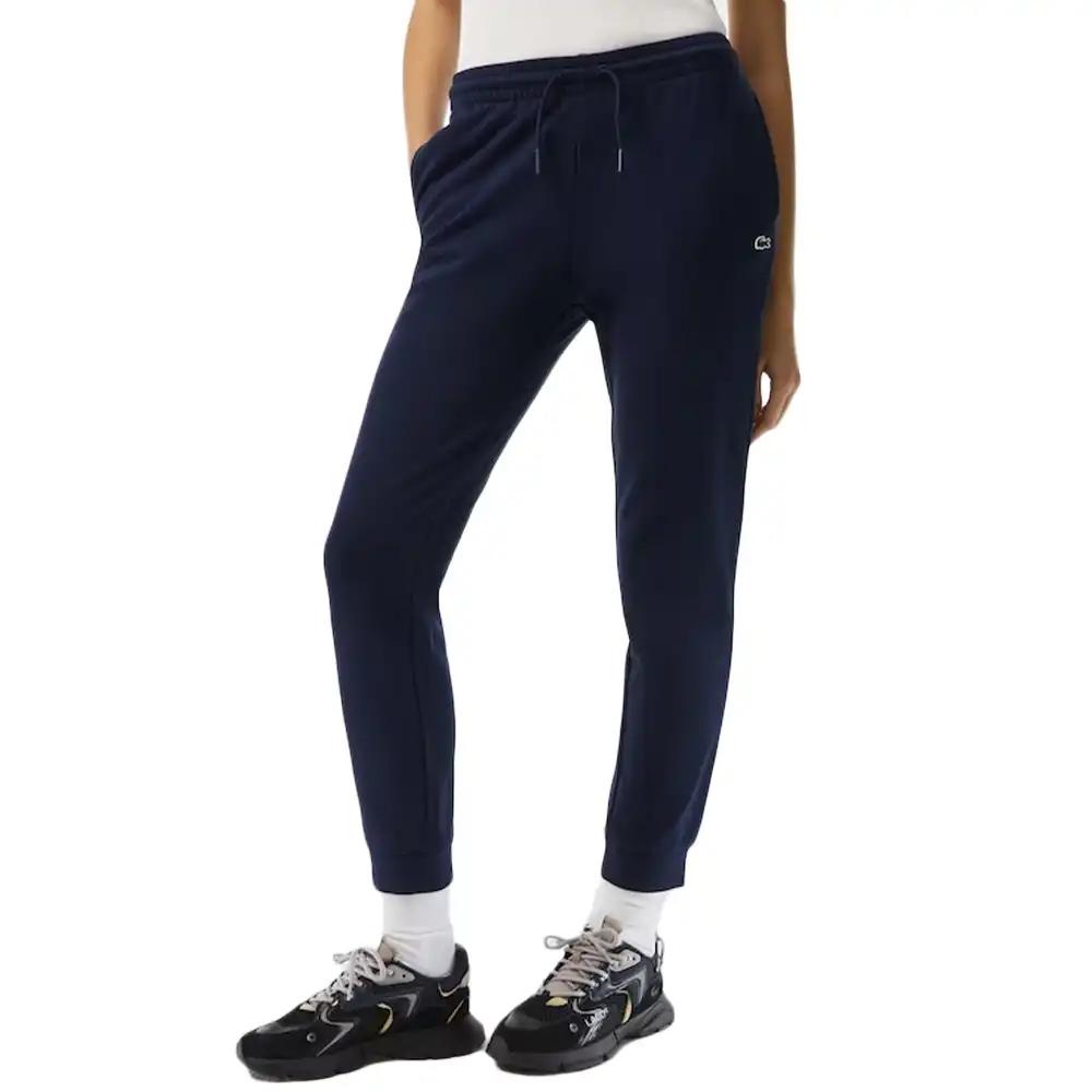 Jogging Lacoste Fleece Mujer Azul Marino1 barato