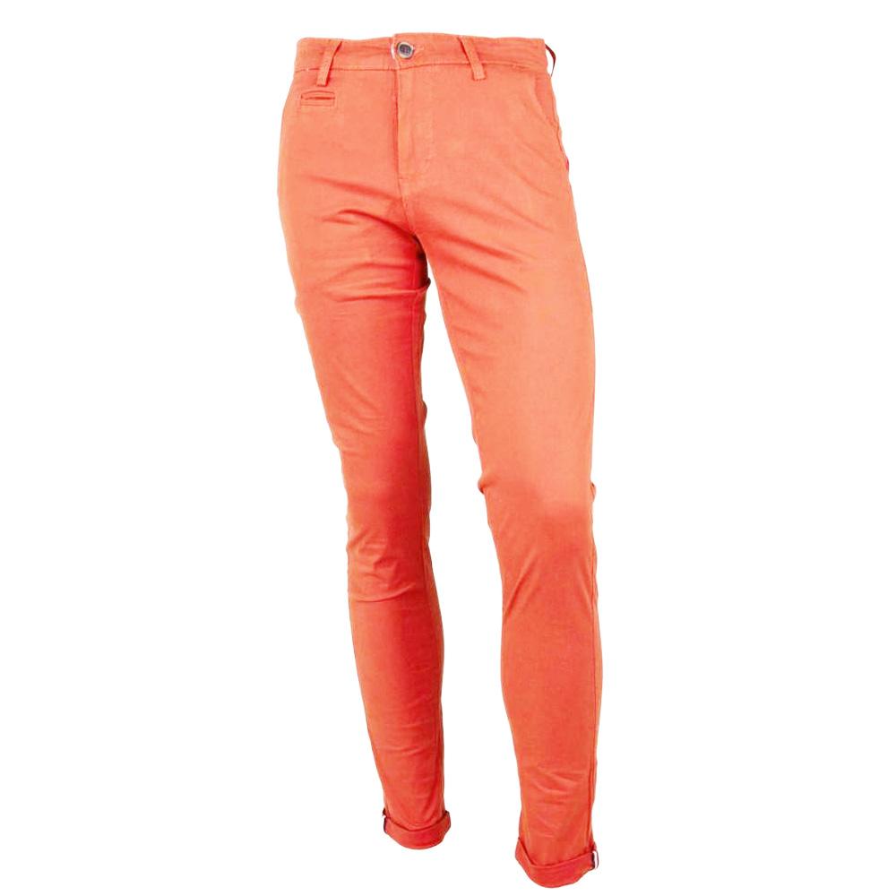 Chino Orange Homme La Maison Blaggio Tenalis pas cher