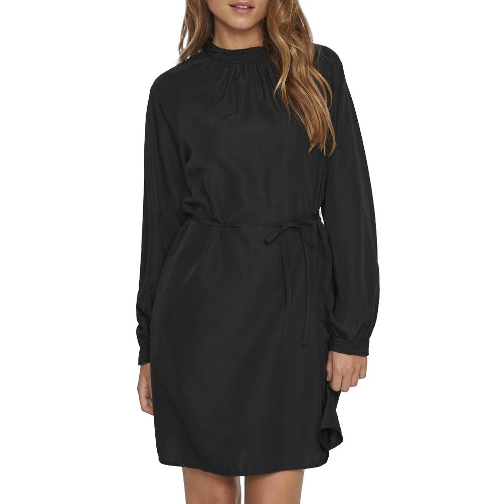 Schwarzes Damenkleid „Vila Graffy High“ günstig