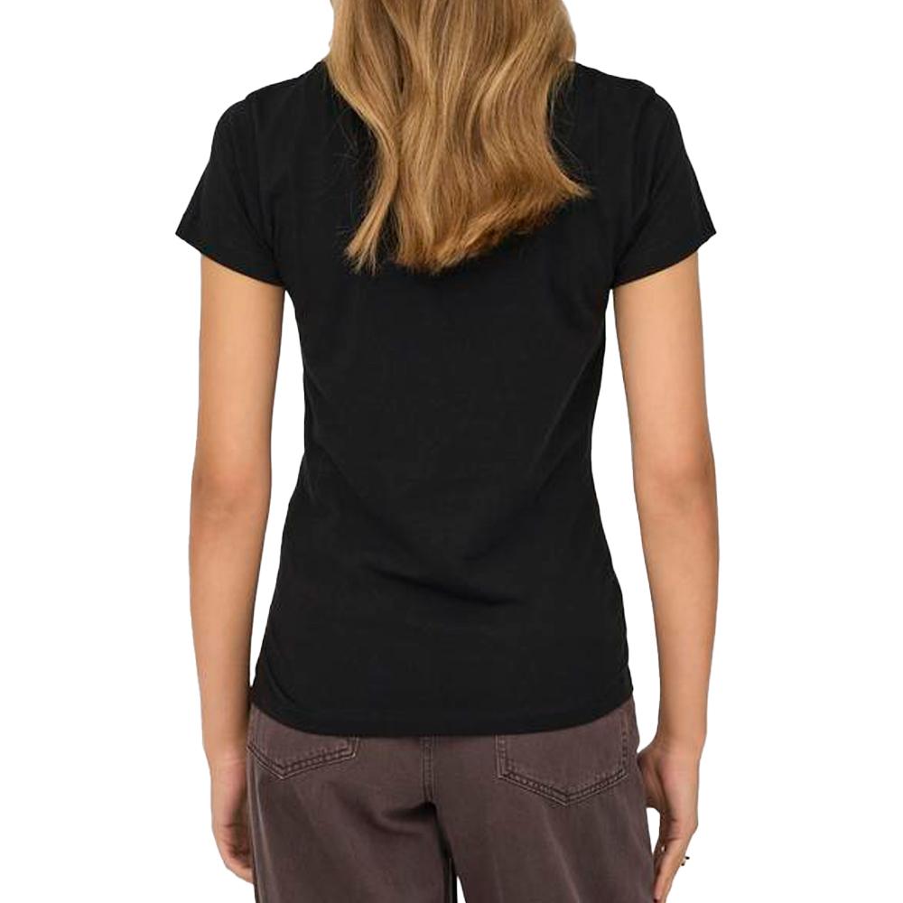 JDY Camiseta Negra Mujer Jdy Detail ver 2
