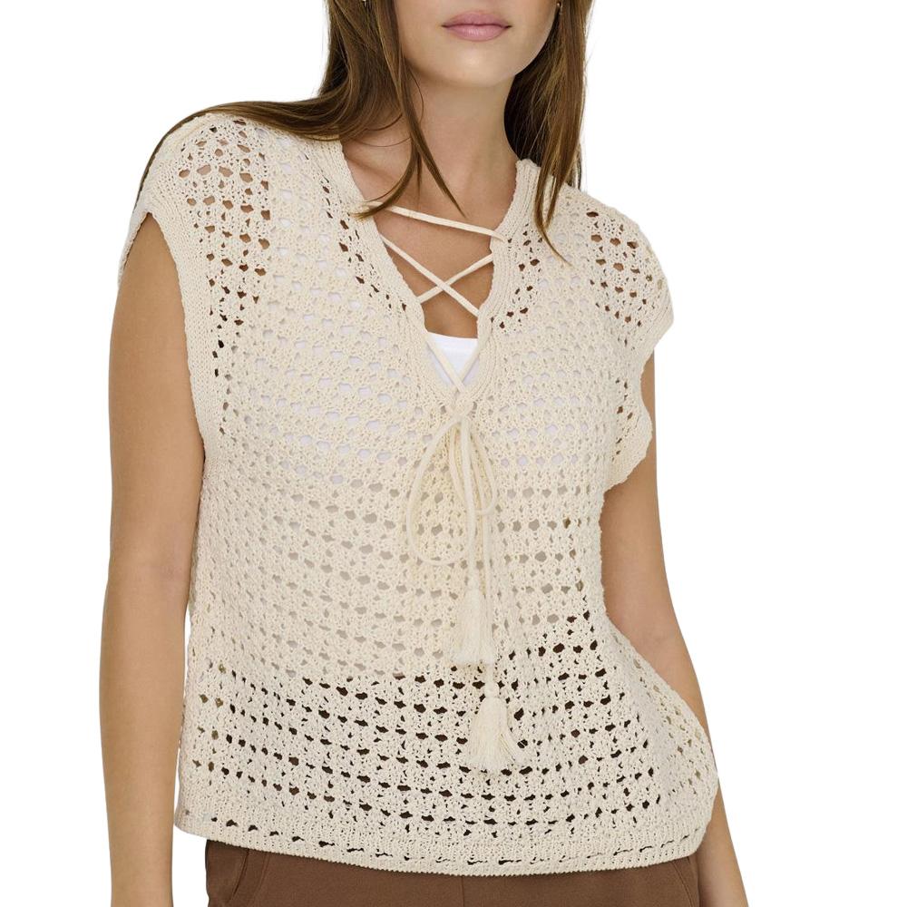 JDY Ellis Reversible Beige Women’s Jumper affordable
