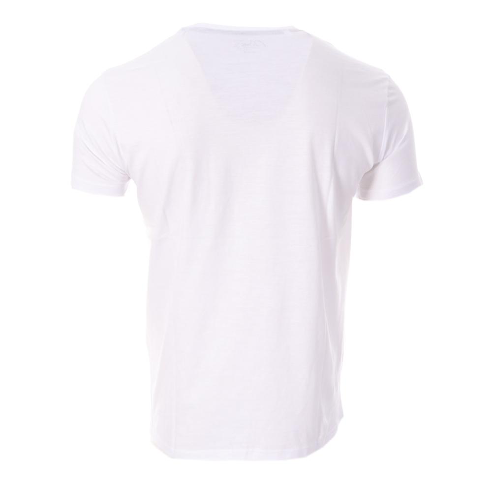 Camiseta hombre blanca/verde/negra RMS26 91264 ver 2