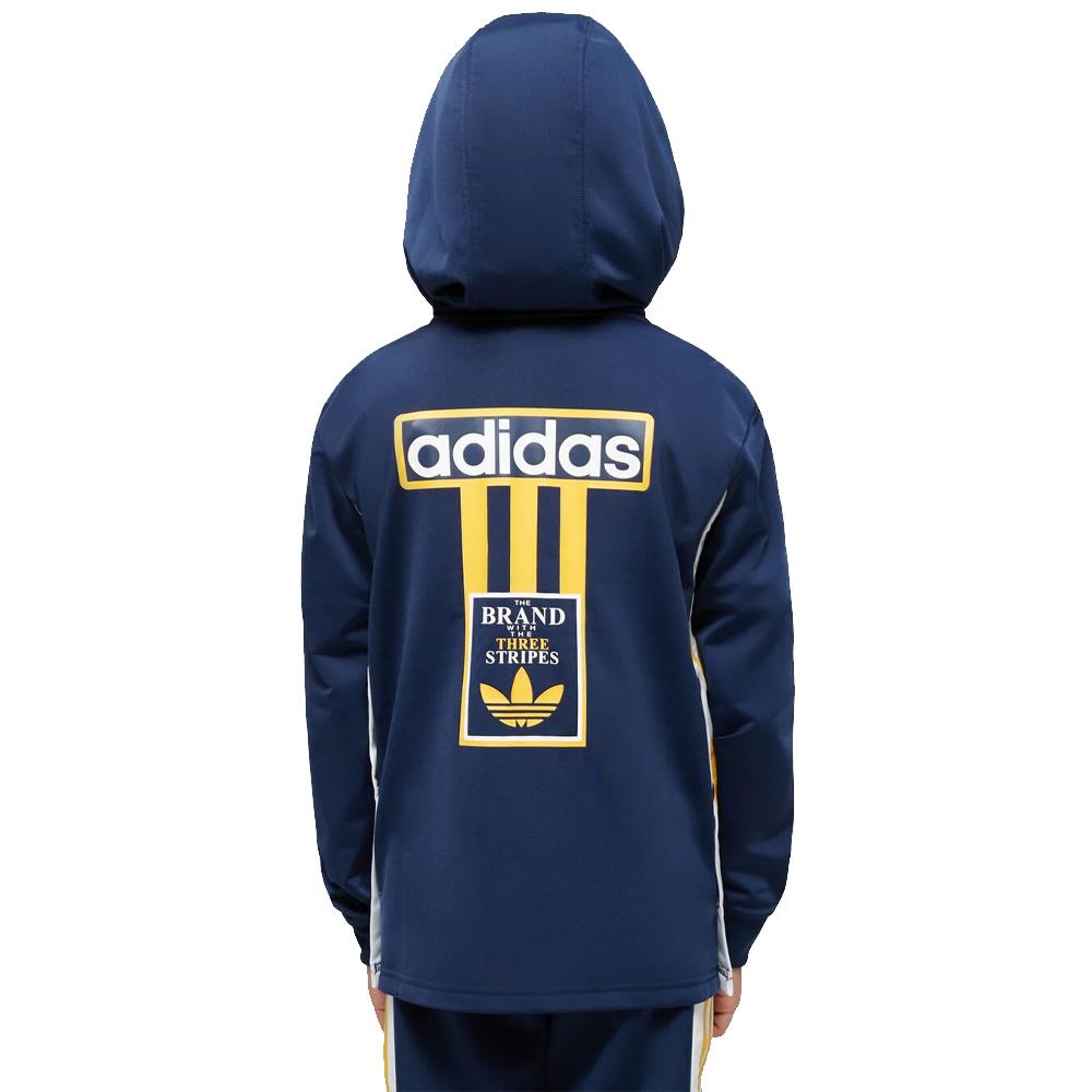 Adidas Boy's Marine Hoodie mit Reißverschluss Ansicht 2