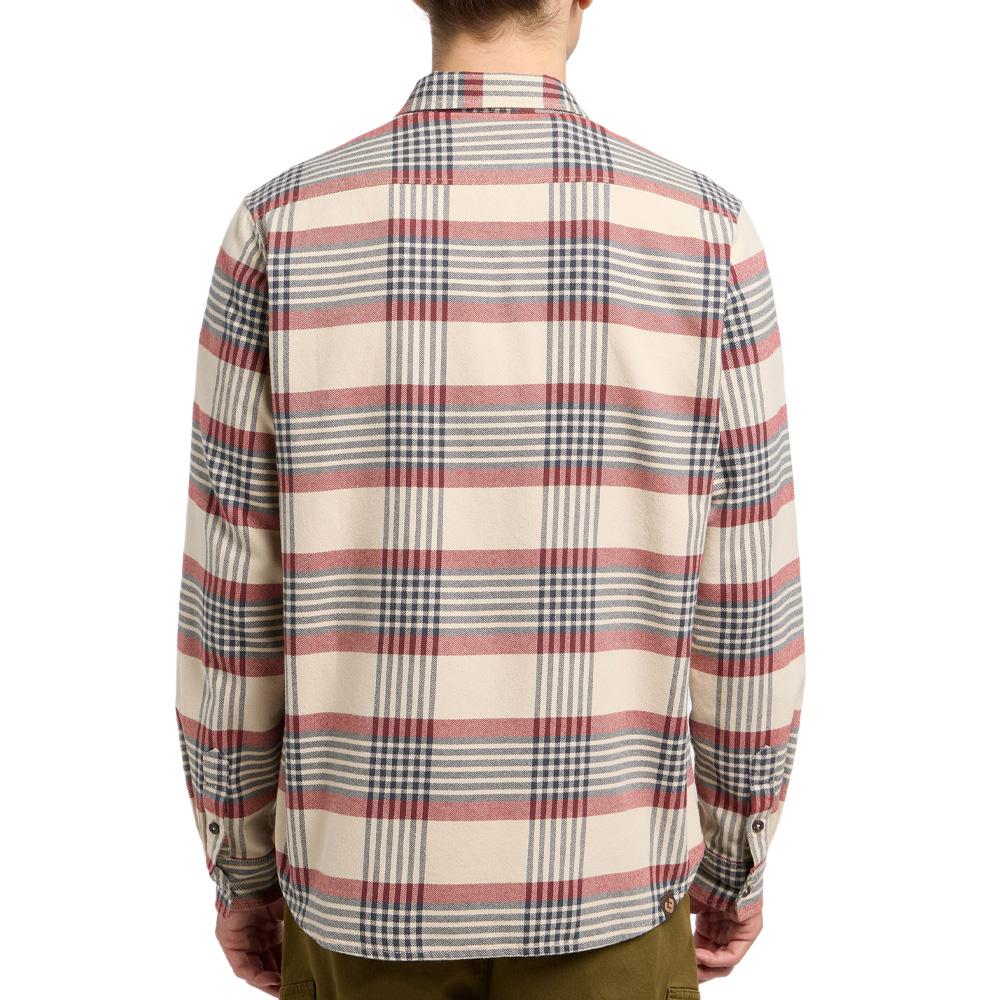 Beiges/rotes Karohemd für Herren von Ragwear – Danke Ansicht 2
