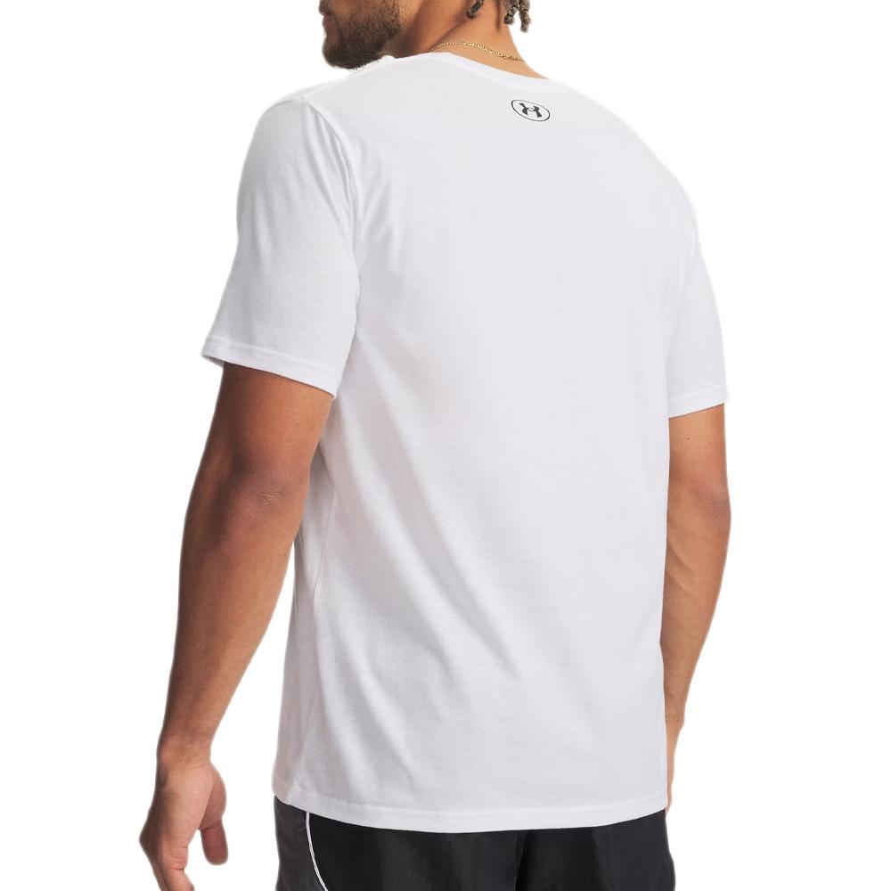 Men's Dark White Under Armour Camo Chest Stripe T-Shirt Photo of the Espace des Marques %store% store - view of %key%