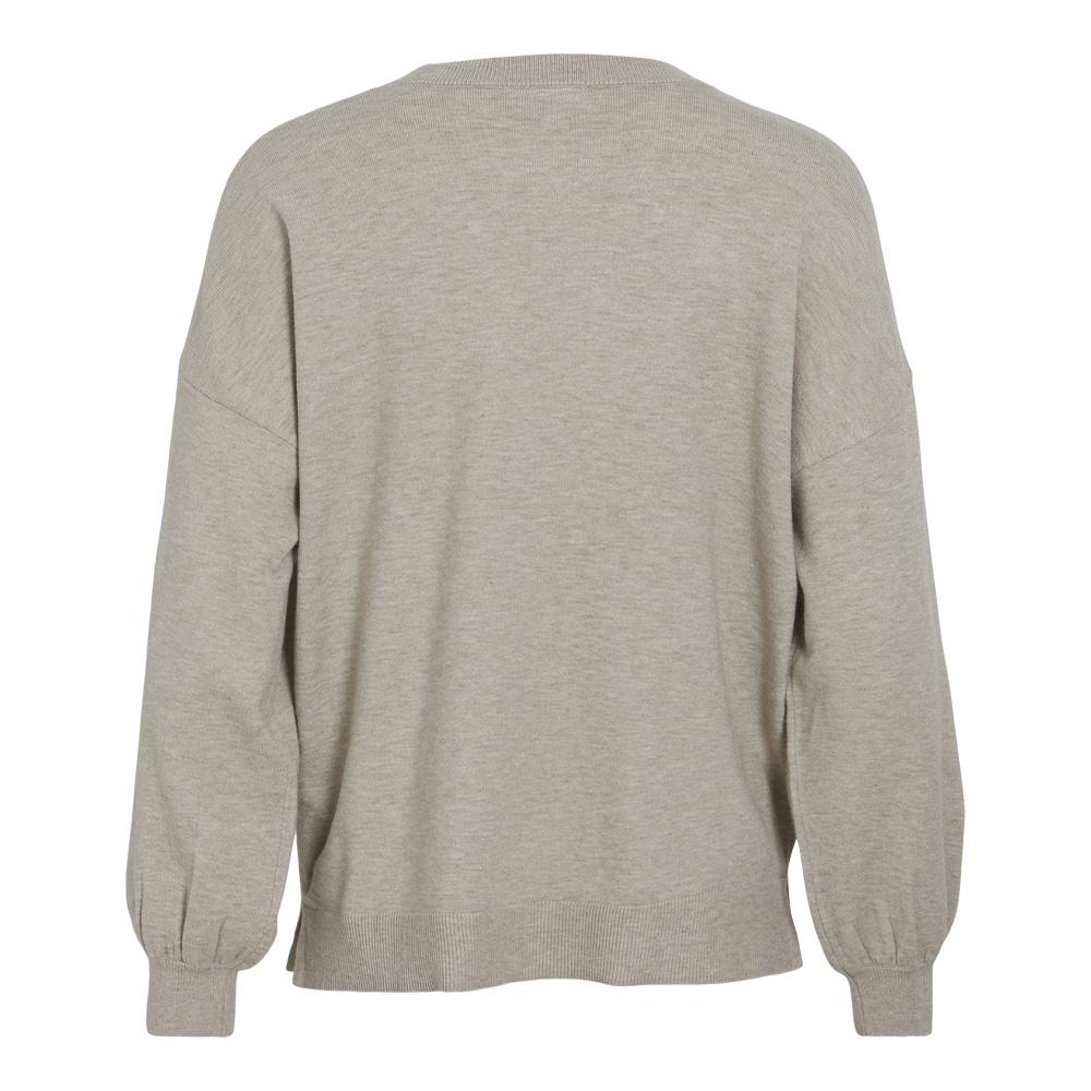 Jersey beige mujer Vila Comfy ver 2
