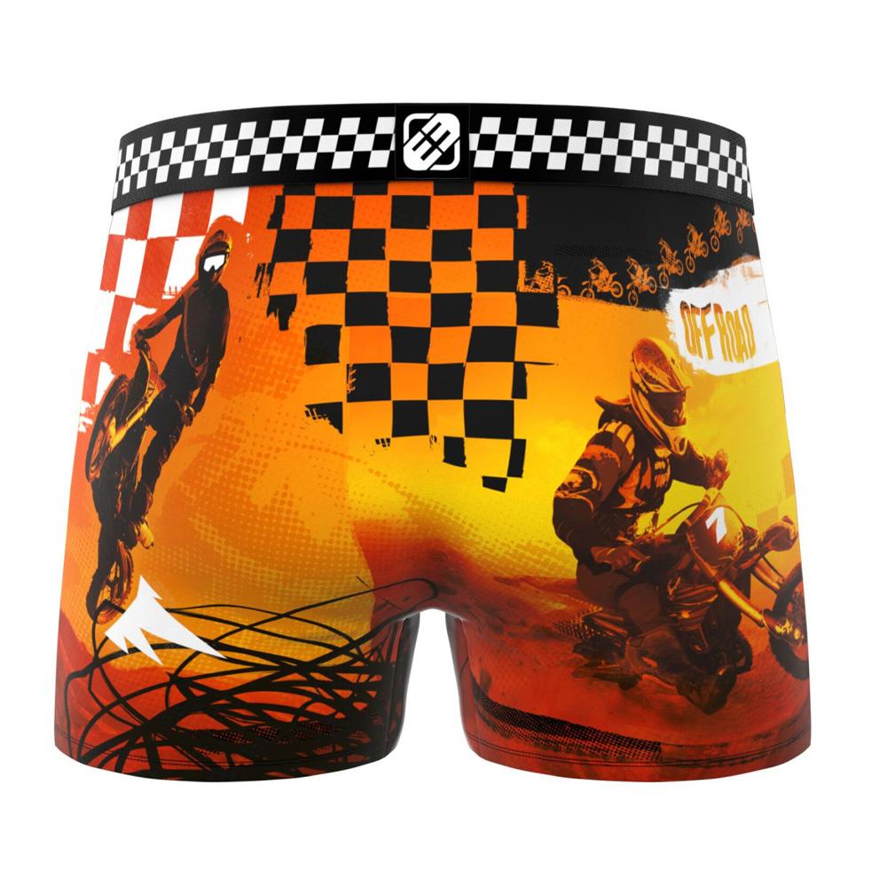 Boxer masculino negro/amarillo Freegun Cross ver 2
