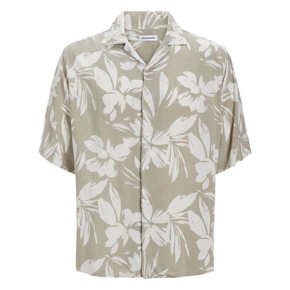 Jack &amp; Jones Resort Floral Beige/Ecru Boy's Shirt affordable