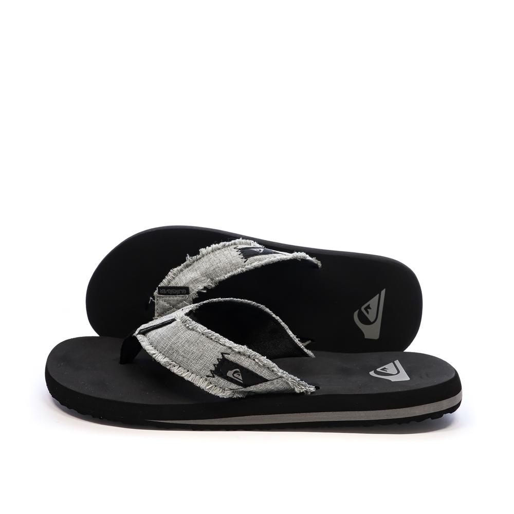 Flip Flops Schwarz/Grau Quiksilver Monkey Abyss günstig