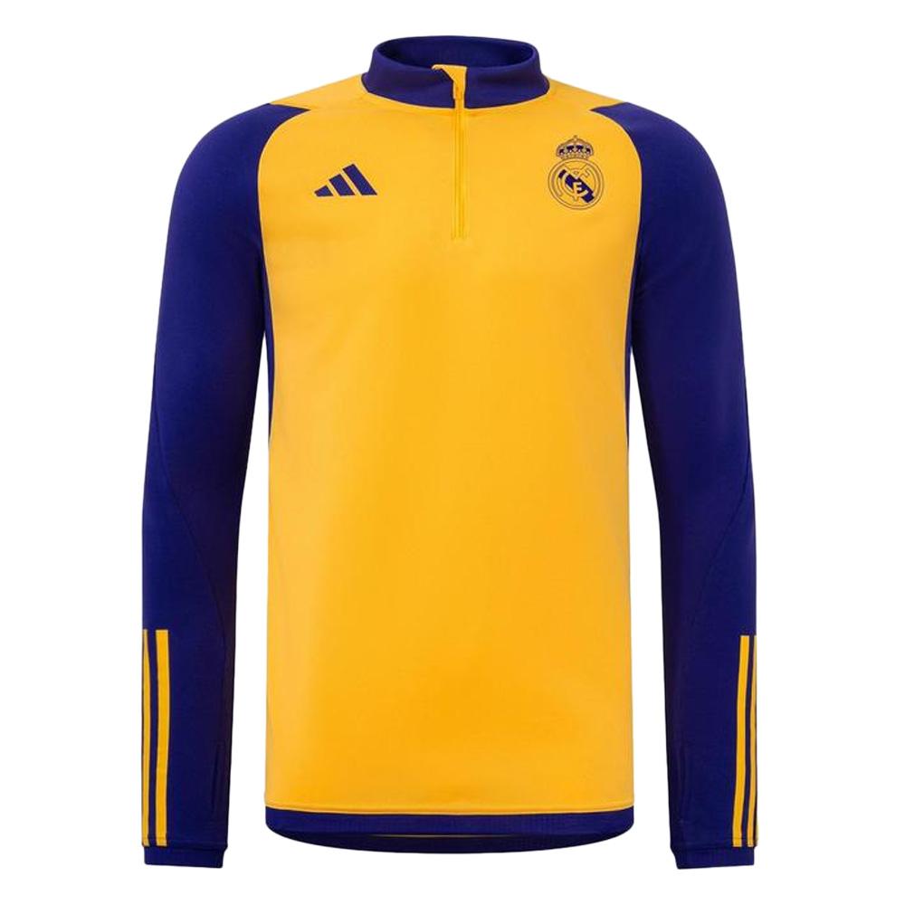 Real Madrid Training Sweat Yellow/Purple Men's Adidas 2023/2024 affordable
