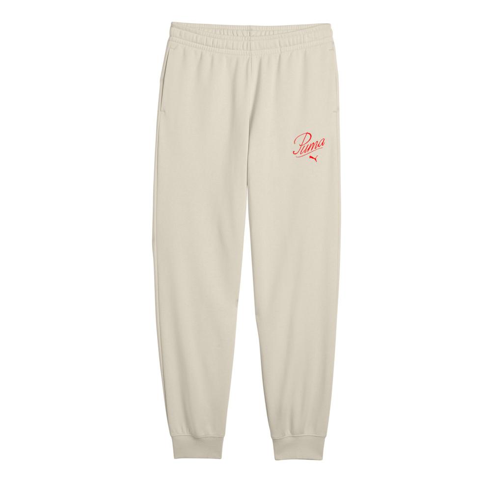 Girl's Puma Script Jogging Beige affordable