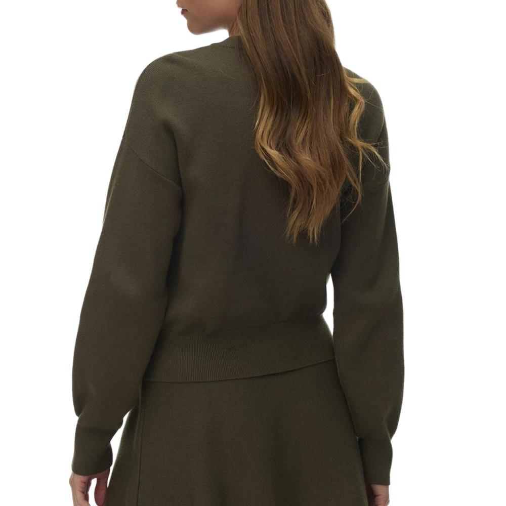Gilet Kaki Femme Vero Moda Noella vue 2