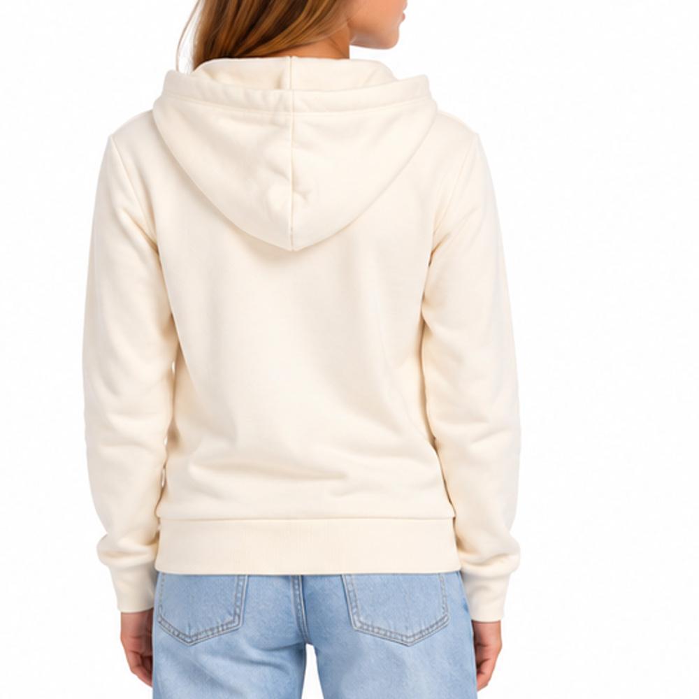 Weißer Kapuzenpullover für Mädchen von Kappa mit Imalia-Logo Ansicht 2