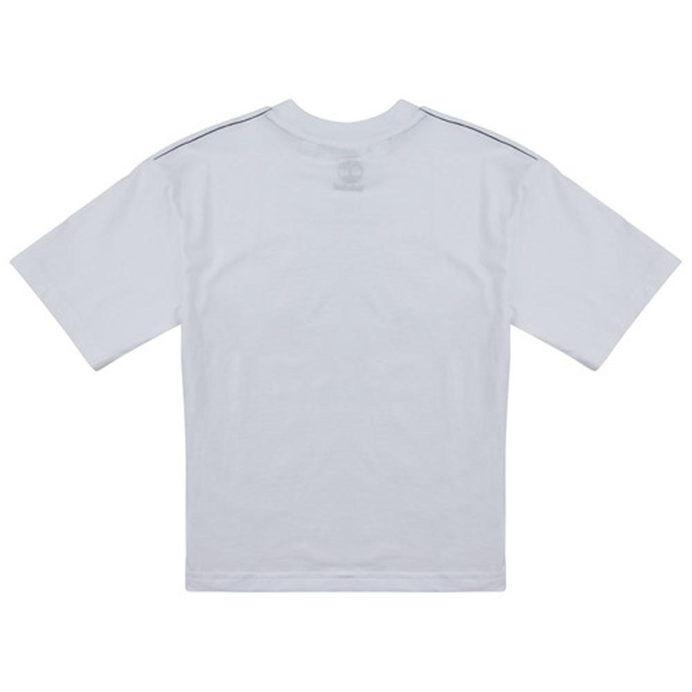 T-Shirt Bleu Clair Garçon Timberland T60422 vue 2