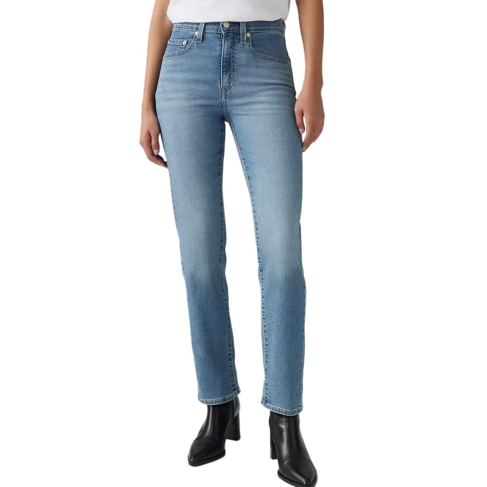 Levi's High Rise Straight 18883 Women's Light Blue 724 Jeans affordable