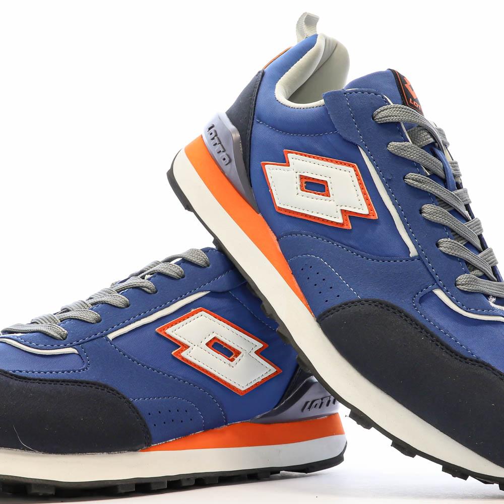 Lotto Twenty 5 Blue/White/Orange Men's Sneakers Photo of the Espace des Marques %store% store - view of %key%