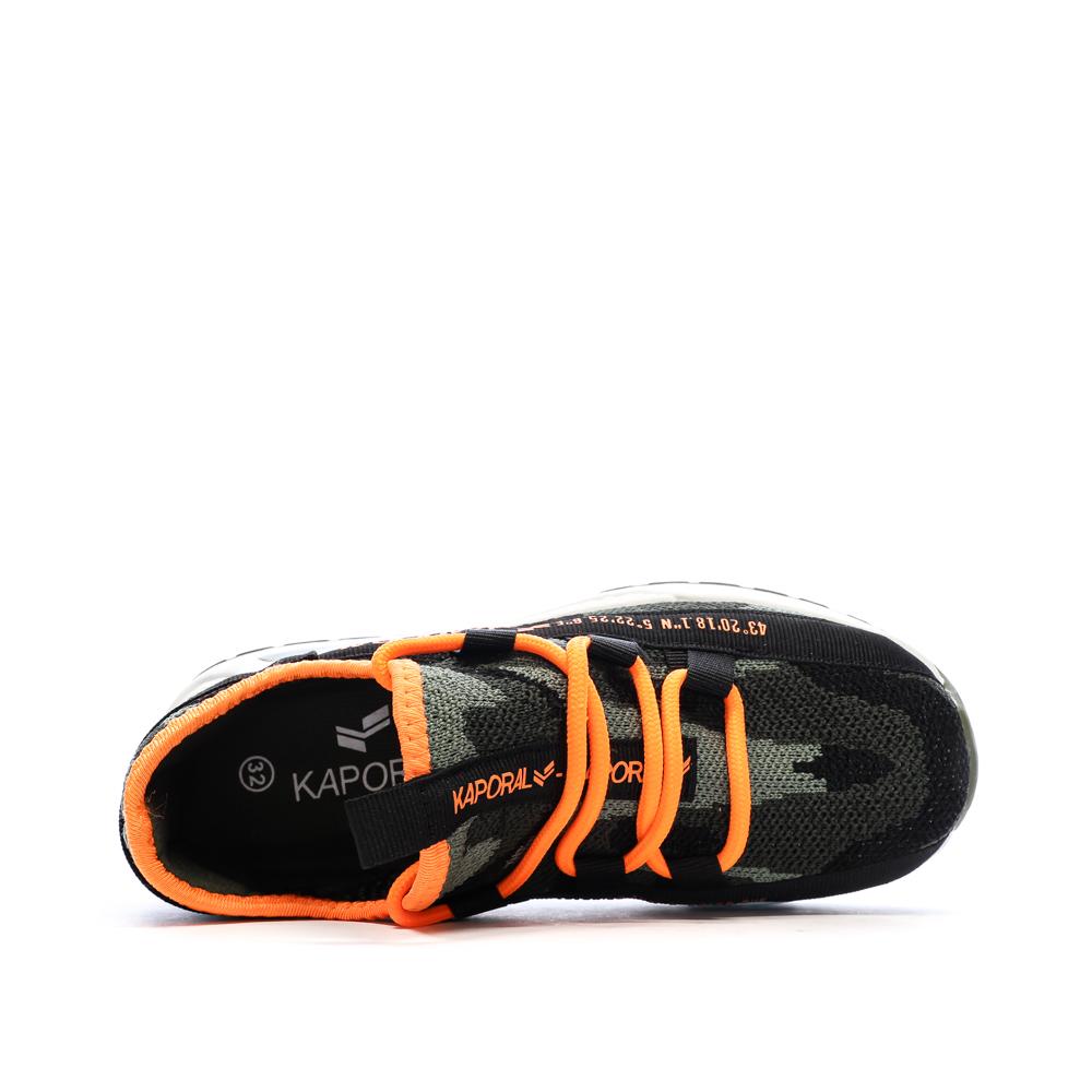 Baskets Kaki/Noir Garçon Kaporal Dofini vue 4