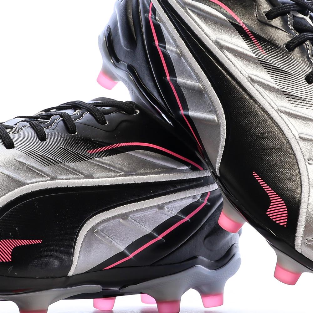 Chaussures de football Grises Homme Puma King Pro vue 7