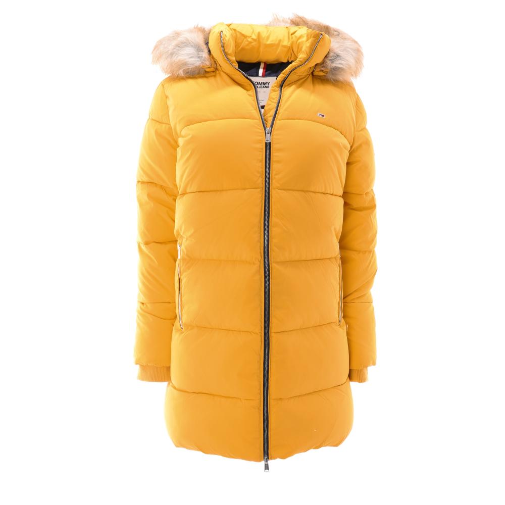 Doudoune Moutarde Femme Tommy Hilfiger TJW MODERN PUFFA pas cher