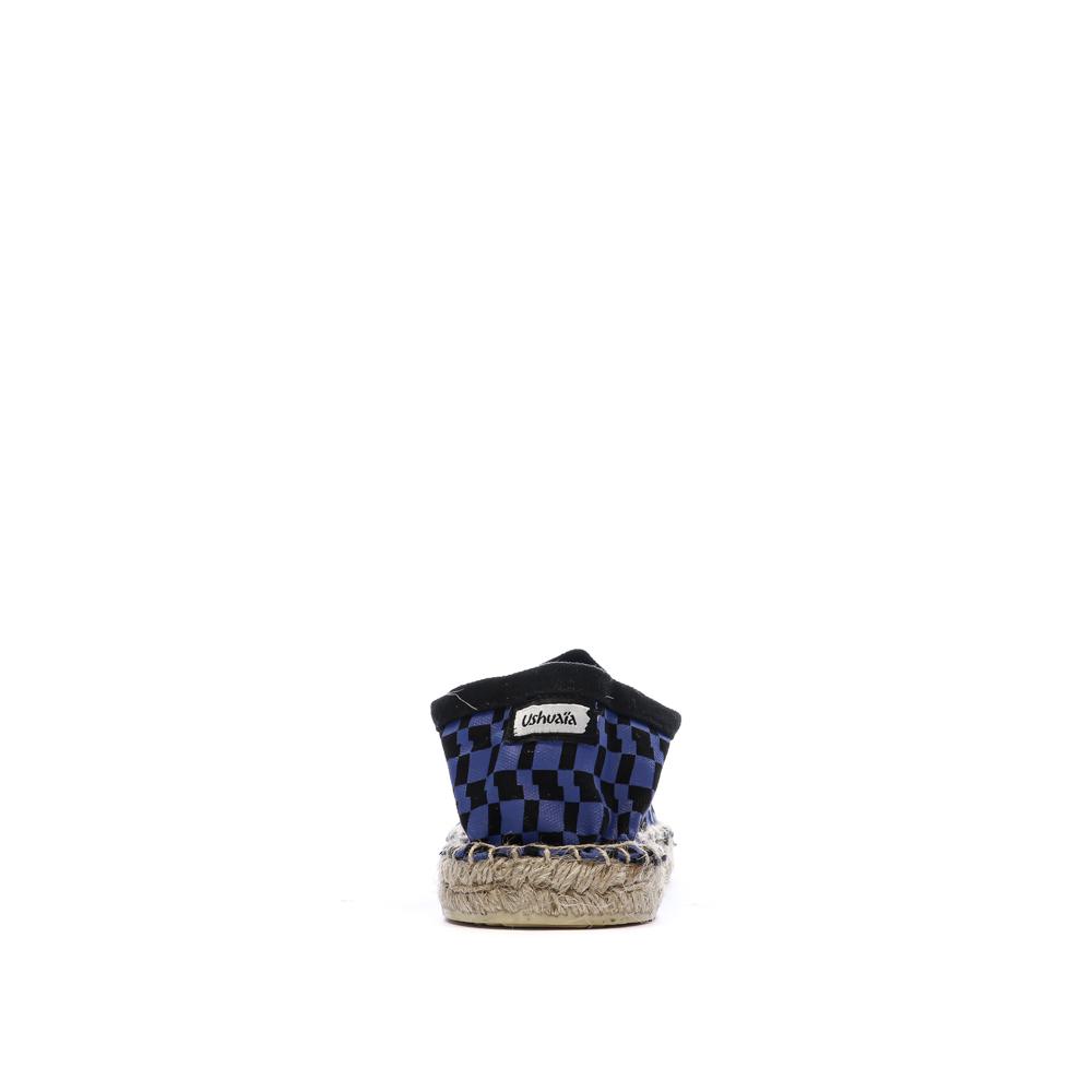Ushuaia Dimitri Men’s Blue/Black Damier Espadrilles Photo of the Espace des Marques %store% store - view of %key%