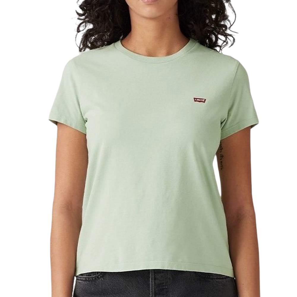 T-Shirt Vert Femme Levi's Perfects pas cher