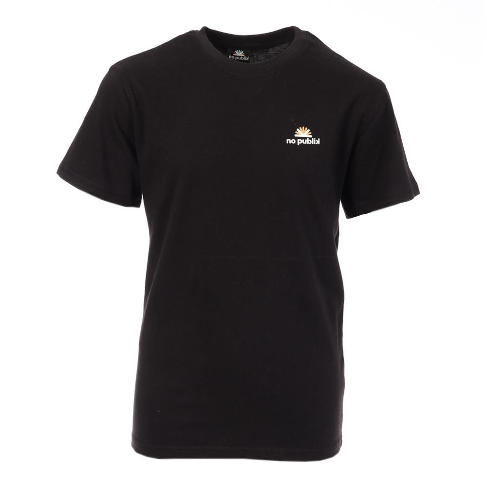 Camiseta negra de niño No Publik Little ver 2