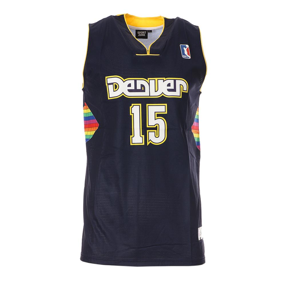 Camiseta de baloncesto Denver negra para hombre Sport Zone barato