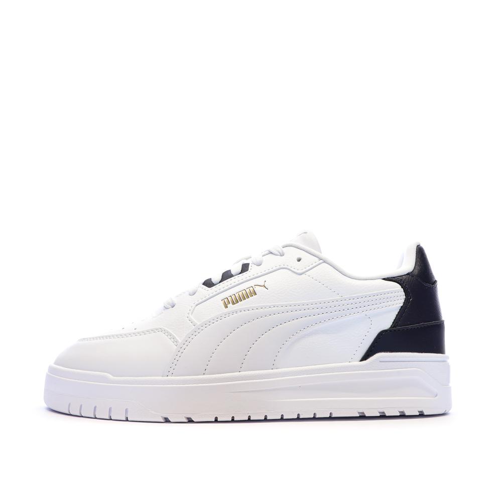 Baskets Blanches/Noires Homme Puma Shuffle Downtown pas cher