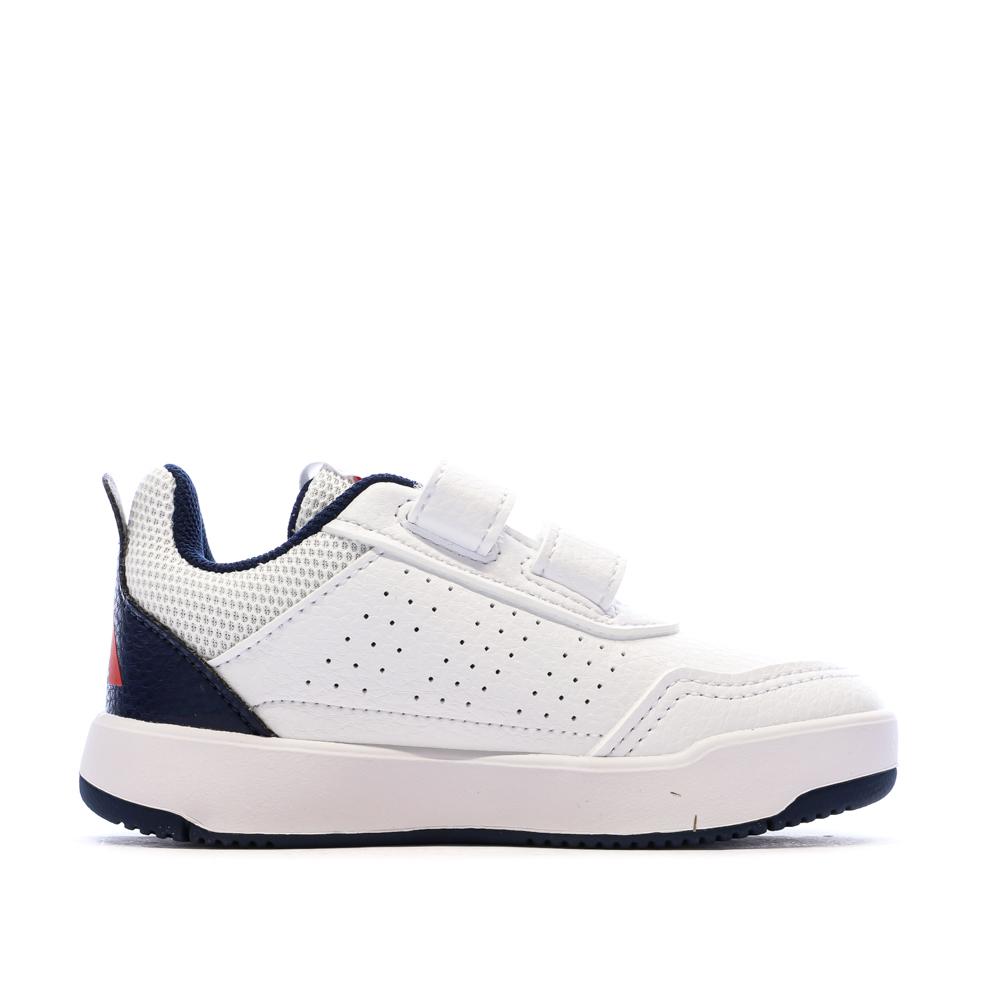 Zapatillas blancas/rojas/azules para niño Adidas Tensaur KJ9763 ver 2