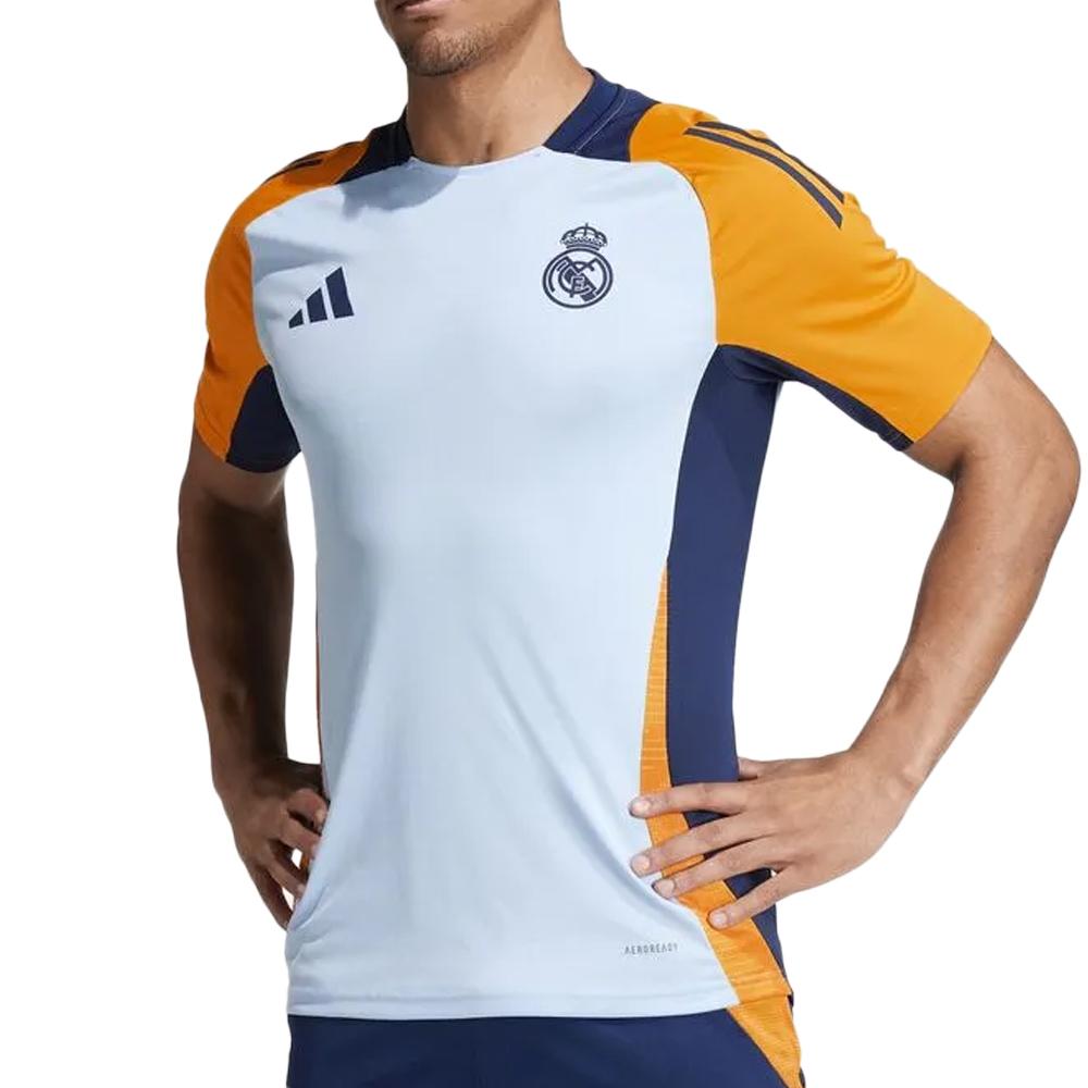 Real Madrid Men's Blue/Orange Training Jersey Adidas 24/25 affordable